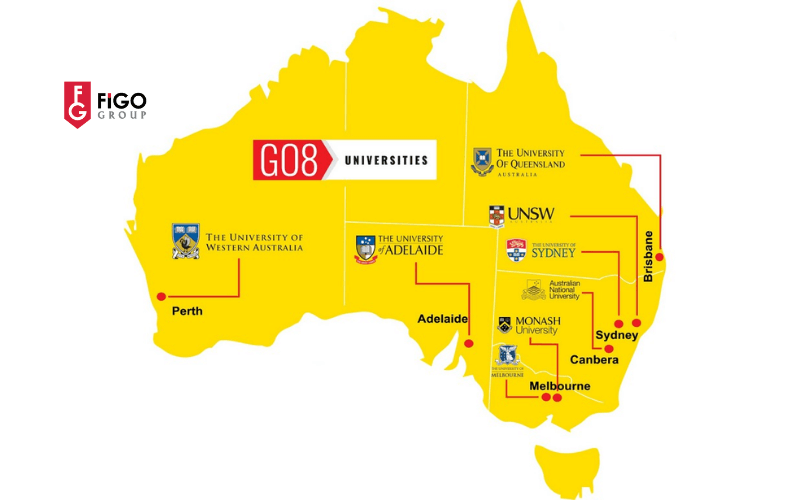 go820e1bb9f20c39ac20lc3a020gc3ac Go8 ở Úc là gì, Group of Eight là gì