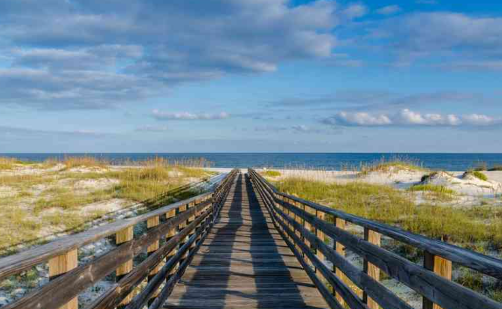 Bờ vịnh địa điểm bang Alabama